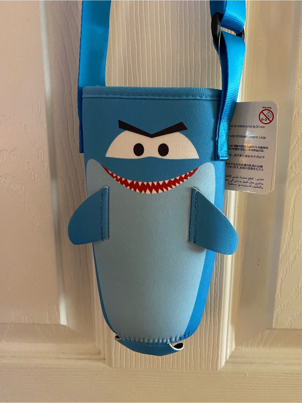 Stephan Joseph shark bottle buddy Neoprene water bottle carrier (D-1)
